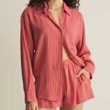 Perfect Striped Button Up
