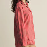 Perfect Striped Button Up