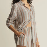 Perfect Striped Button Up