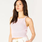 Meena Halter Crochet Tank