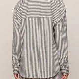 Reese Button Up Stripe Top