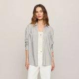 Reese Button Up Stripe Top