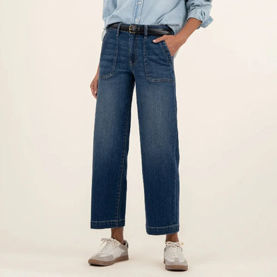 Charlotte High Rise Fab Ab Wide Leg Culotte