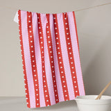 Geometry Valentine Kitchen Tea Towel