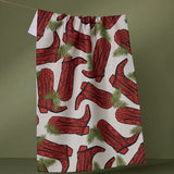 Geometry Winter Kitchen Tea Towel