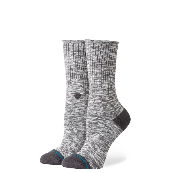 Rolled Slub Crew Socks