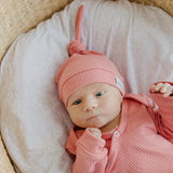 Newborn Top Knot Hat