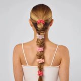 Ruched Satin Scrunchie 5pc Set