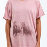 Running Horses BF Tee