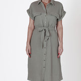 Opal Gauze Shirt Dress