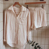 Saturday Stripe Gauze Shirt