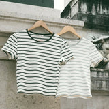 Saxton Striped Rib Tee