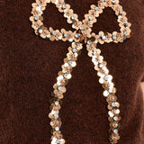 Sally Sequin Bow Sweater