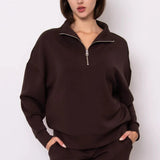 Seanni Soft Knit 1/2 Zip Pullover
