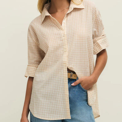 Seasport Gingham Button Up