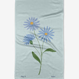 Geometry Birth Flower Tea Towel