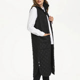 Severina Quilted Long Vest