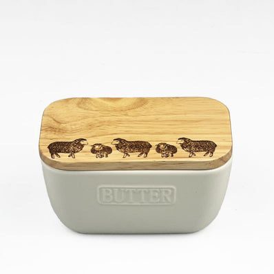 Butter Dish - Sheep