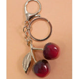 Shiny Cherry Drop Keychain