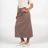 Finn Cotton Fleece Front Pocket Skirt