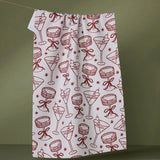 Geometry Winter Kitchen Tea Towel