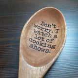 Engraved Wooden Spoon