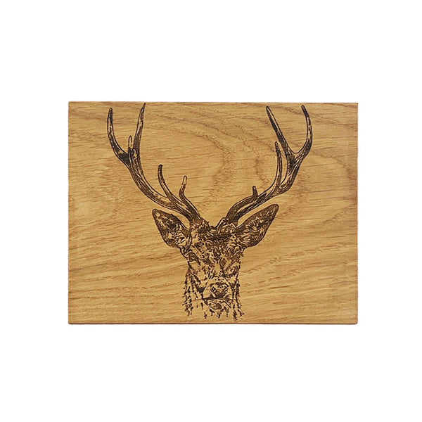 Oak Bar Board - Stag Prince