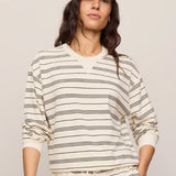 Stand Out Striped Fleece Sweatshirt