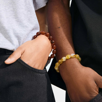 Still Recycled Beaded Bracelet