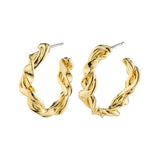 Sun Twisted Hoops