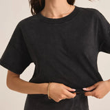 Sway Cotton Jersey Cropped Tee