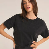 Sway Cotton Jersey Cropped Tee