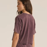 Sway Cotton Jersey Cropped Tee