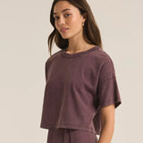 Sway Cotton Jersey Cropped Tee