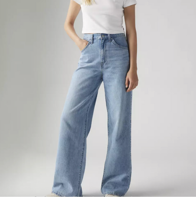 Levi's High Rise Cinch Baggy Jeans