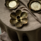 Forged Flower Candle Holder
