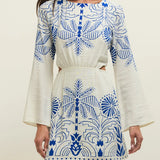 Tahina Palm Mini Dress
