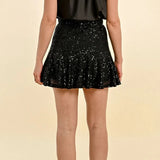 Talia Short Sequin Skirt