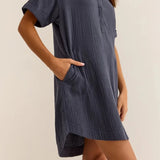 Talia Gauze Mini Dress