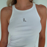 Cowgirl Boot Ribbed Tank