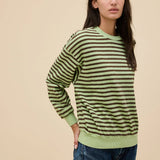 Stripe Terry Sweatshirt