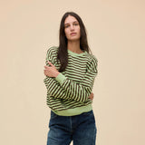 Stripe Terry Sweatshirt