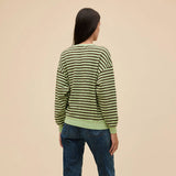 Stripe Terry Sweatshirt