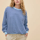 Stripe Terry Sweatshirt