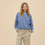Stripe Terry Sweatshirt