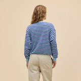 Stripe Terry Sweatshirt