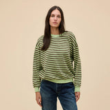 Stripe Terry Sweatshirt