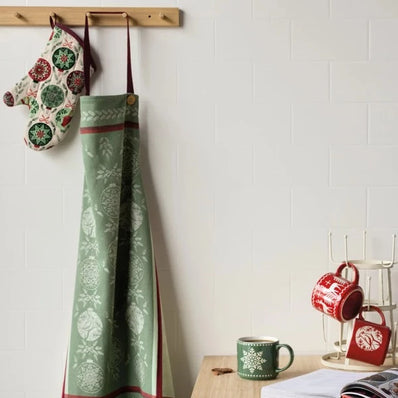 Good Tidings Jacquard Apron