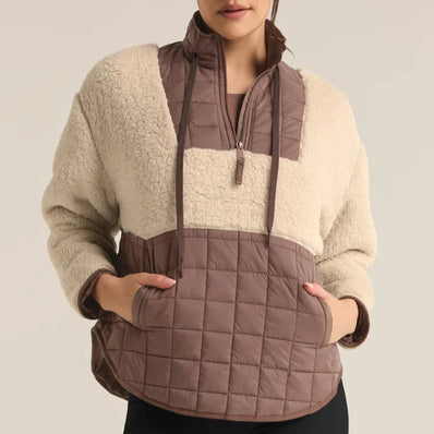 Road Tripper Sherpa Quilted Nylon Jacket