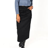 Cotton Twill Cargo Skirt